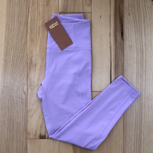 Girlfriend Collective Compressive High Waisted Legging in Lilac - Picture 3 of 4